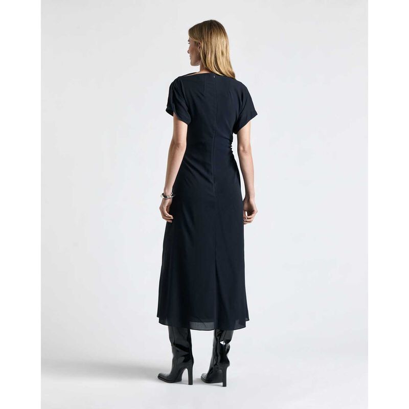 Cue Draped Fold Neck Midi Dress image number 1